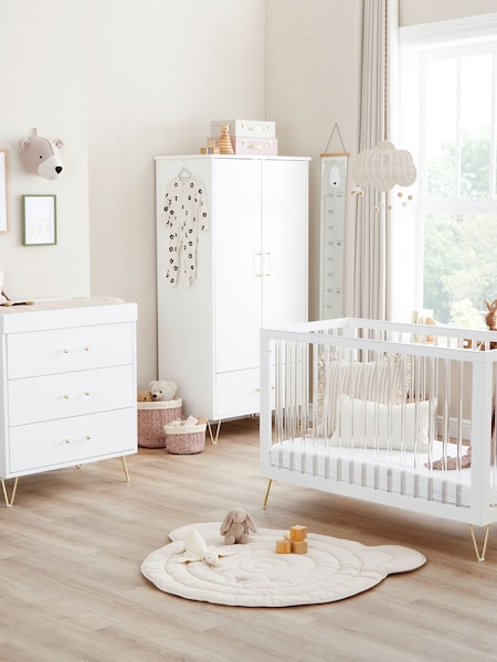 Babymore 3 Piece Acrylic Kimi Acrylic Nursery Furniture Set (H52044) | £950