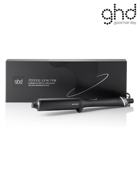 ghd Chronos Curve Max Wand 38mm Black Hair Curler (H52141) | £189