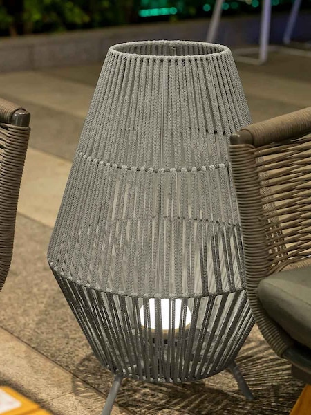 New Garden Taupe Conta 70 Decorative Floor Lamp (H52492) | £319
