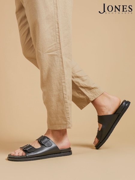 Jones Bootmaker Watton Leather Slip-On Mules (H52934) | £59