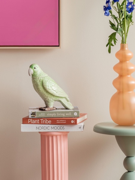 Present Time Soft Green Bird Storage Jar (H53275) | £41
