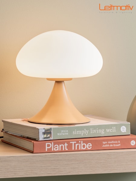 Leitmotiv Ochre Yellow Hongo Table Lamp (H53346) | £43