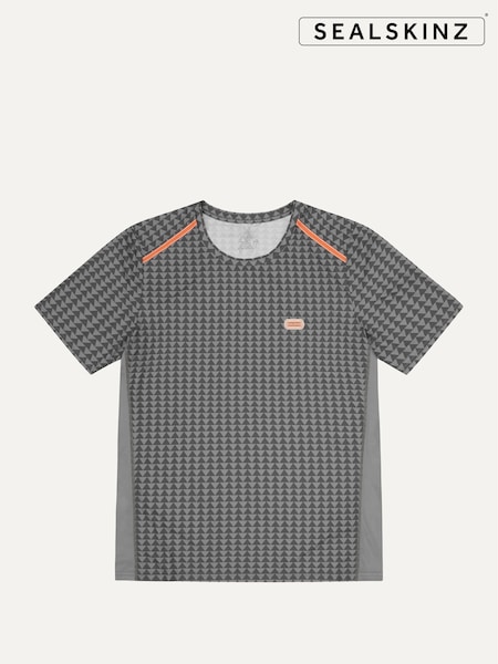 Sealskinz Mens Sprowston Ultra Light Running Black T-Shirt (H53447) | £45