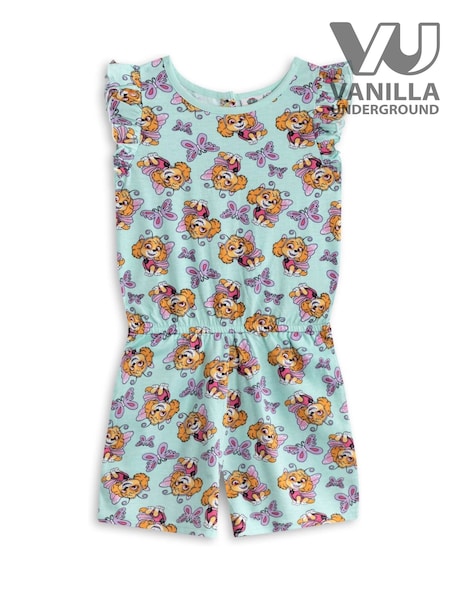 Vanilla Underground Blue Girls Paw Patrol Sleeveless Playsuit (H53494) | £17