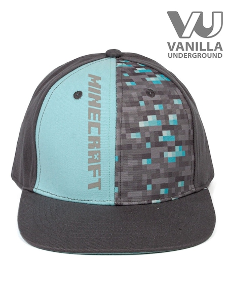 Vanilla Underground Grey Boys Minecraft Grey Cap (H53513) | £14