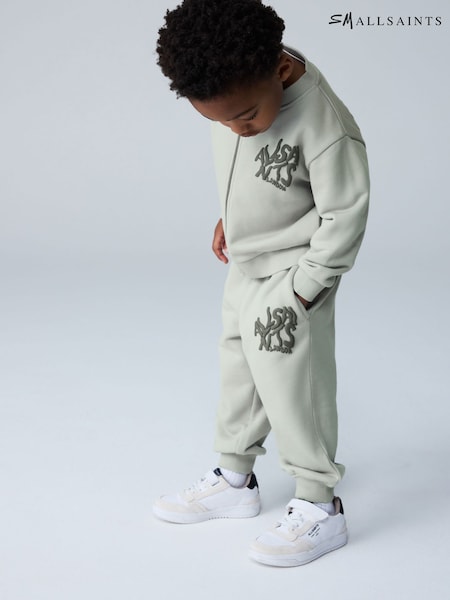 smALLSAINTS Mint Green Orlando Oversized Bomber Jacket and Joggers Younger Set (H53587) | £40 - £42