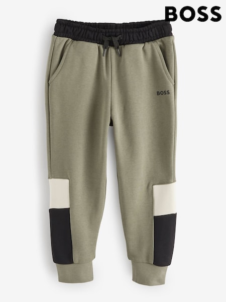 BOSS Green Cuffed Ankle Logo Joggers (H53656) | £85 - £109