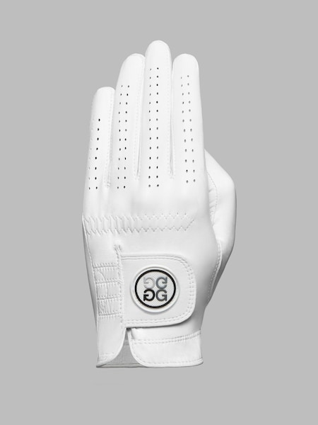 G/Fore White Mens Signature Golf Gloves (H54175) | £25