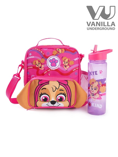 Vanilla Underground Pink Girls Paw Patrol Lunch Bag and Bottle Set (H54208) | £25