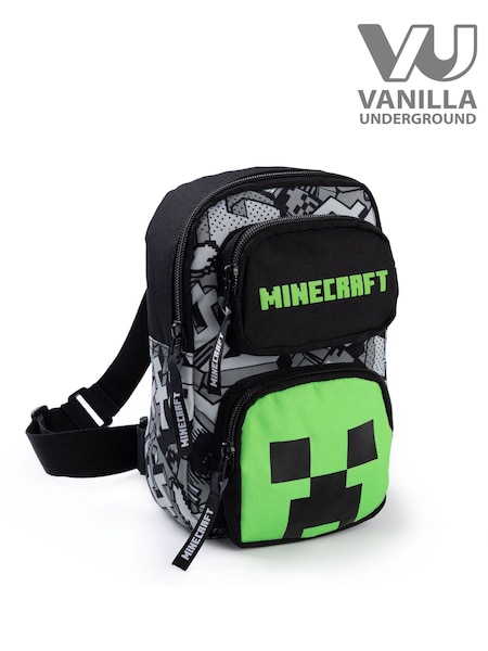 Vanilla Underground Black Boys Minecraft Multicoloured Body Bag (H54216) | £18
