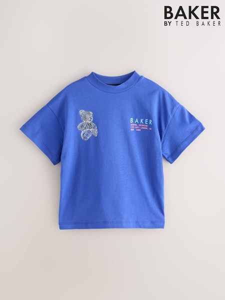 Baker by Ted Baker Oversized Graphic T-Shirt (H54355) | £16 - £18
