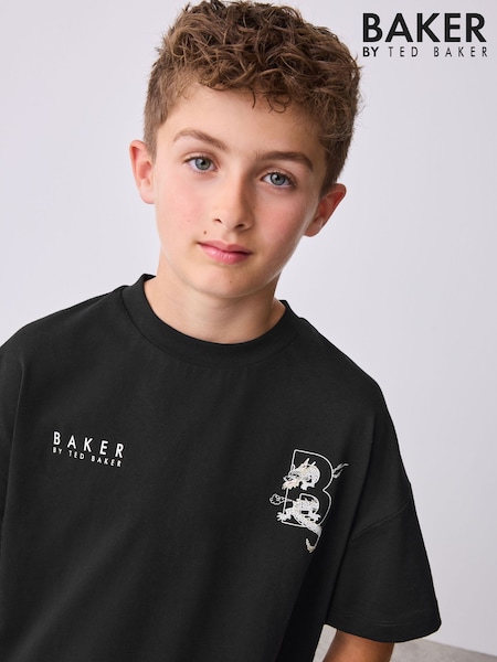 Baker by Ted Baker Oversized Graphic T-Shirt (H54358) | £18 - £20
