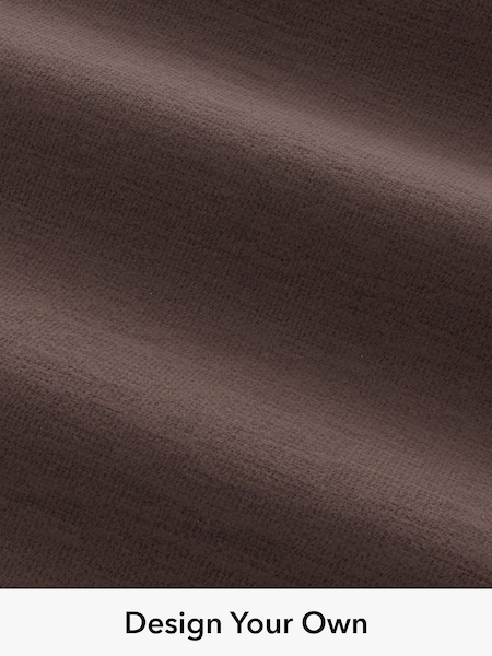 Fine Chenille Easy Clean/Chocolate Brown Fabric By Metre (H54411) | £400