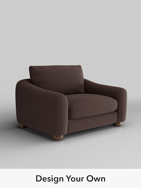 Fine Chenille Easy Clean/Chocolate Brown Arches (H54412) | £925