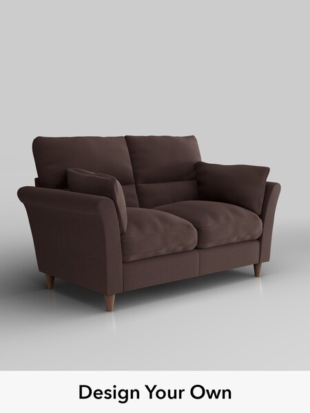 Fine Chenille Easy Clean/Chocolate Brown Hartley Highback Relaxed Sit (H54423) | £1,125