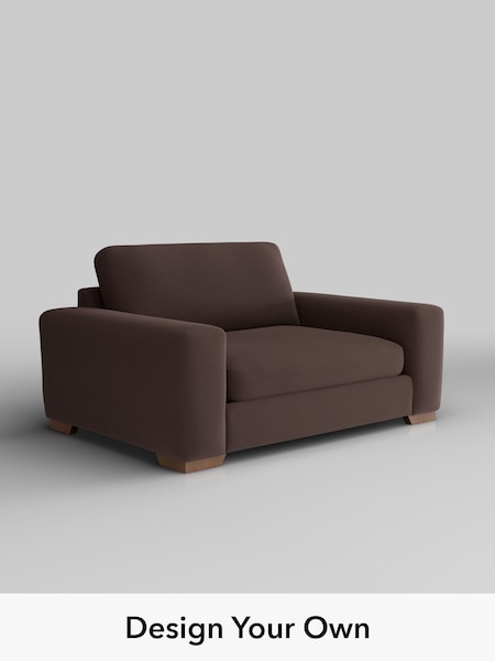 Fine Chenille Easy Clean/Chocolate Brown Houghton Deep Sit (H54425) | £1,175