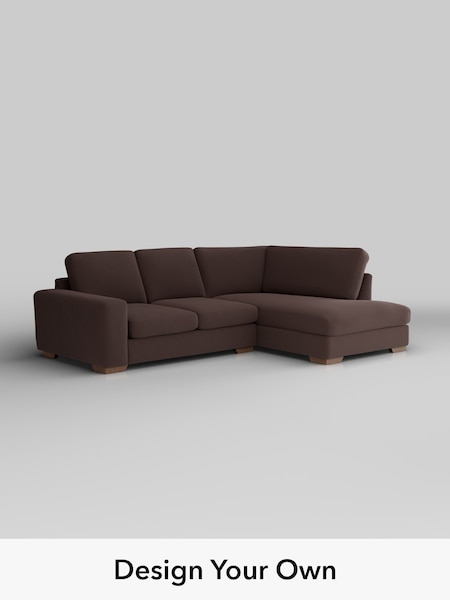 Fine Chenille Easy Clean/Chocolate Brown Houghton Deep Sit (H54425) | £2,099
