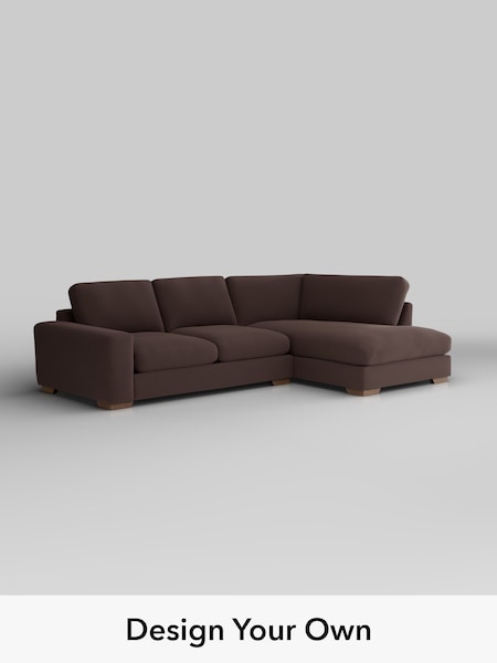 Fine Chenille Easy Clean/Chocolate Brown Houghton Deep Sit (H54425) | £2,199