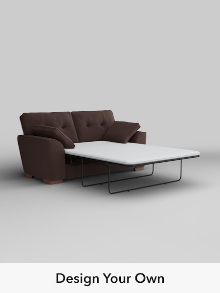 Fine Chenille Easy Clean/Chocolate Brown Stamford Buttoned Back (H54427) | £1,399