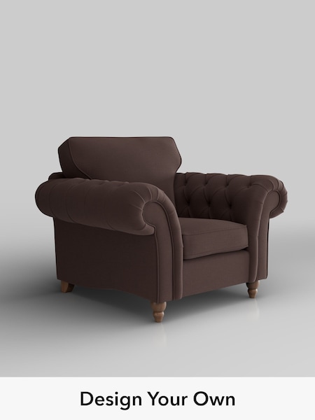 Fine Chenille Easy Clean/Chocolate Brown Gosford Highback Ii Deep Sit (H54428) | £1,075