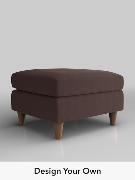 Fine Chenille Easy Clean/Chocolate Brown Elliot Highback (H54436) | £350