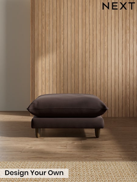 Fine Chenille Easy Clean/Chocolate Brown - Noa Deep Relaxed Sit