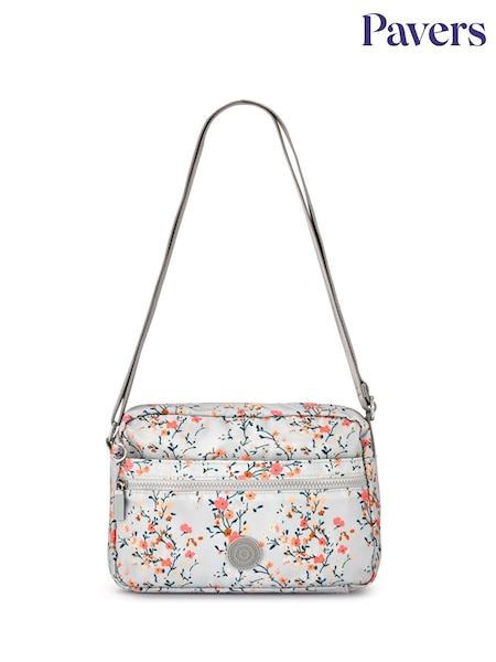 Pavers Grey Zip Close Cross-Body Bag (H54457) | £27