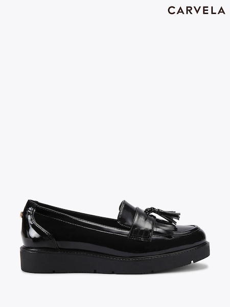 Carvela Black Sky Tassel Shoes (H54491) | £89