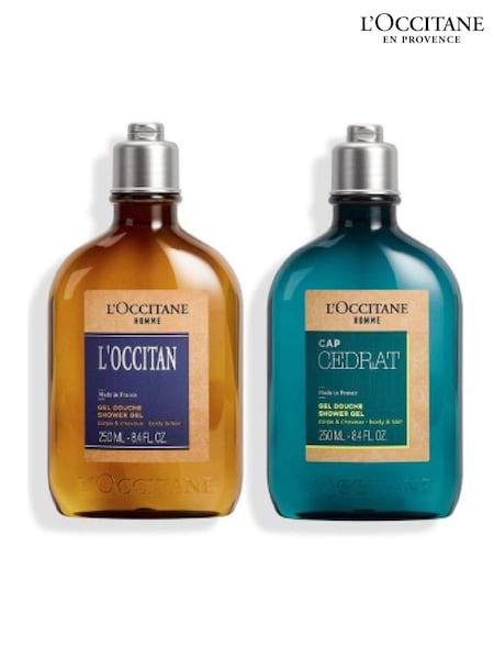 L OCCITANE Mens Shower Gel Duo Gift Set (H54522) | £32