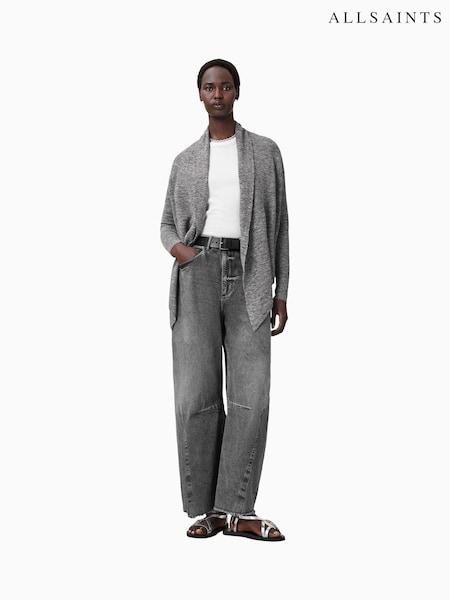 AllSaints Grey Harper Cardigan (H54729) | £159