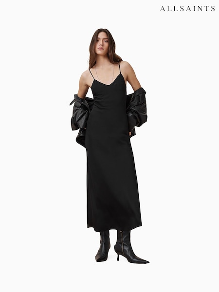 AllSaints Black Bryony Dress (H54730) | £119