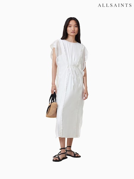 AllSaints White Ola Dress (H54736) | £229