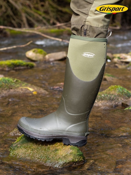 Grisport Green Mudmaster Premium Neoprene Wellingtons (H54738) | £89