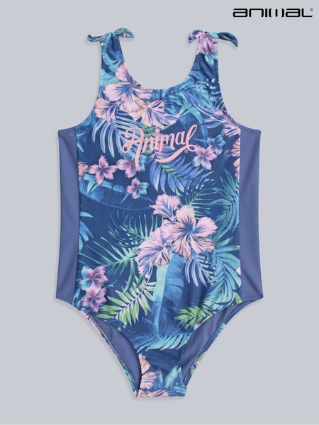Animal Purple Kids Vacation Swimsuit (H54769) | £23