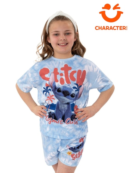 Character Blue Girls Lilo & Stitch Short Pyjamas (H54924) | £17