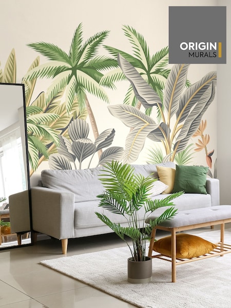 Origin Murals Natural Tropical Palm Print Trees Wall Mural (H54979) | £73