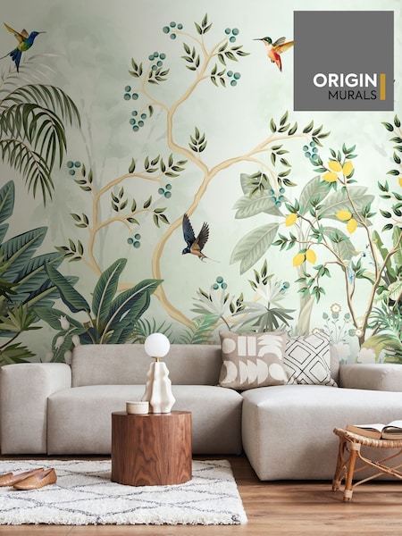 Origin Murals Forest Green Lemon Tree Wall Mural (H55000) | £73