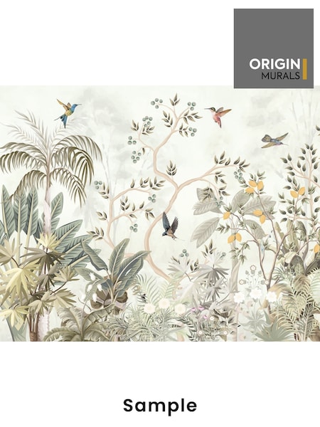 Origin Murals Natural Sage Lemon Tree A4 Wallpaper Sample (H55014) | £3