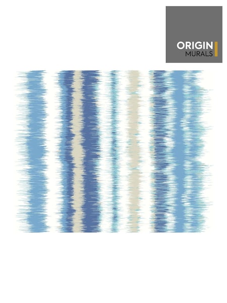 Origin Murals Navy Blue Linear Stripe A4 Wallpaper Sample (H55015) | £3