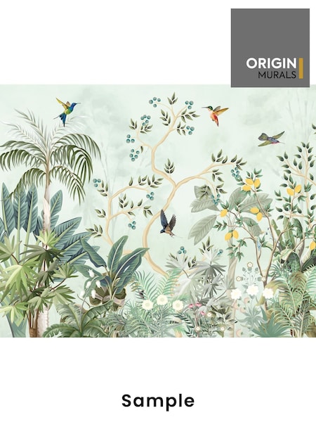 Origin Murals Forest Green Lemon Tree A4 Wallpaper Sample (H55021) | £3