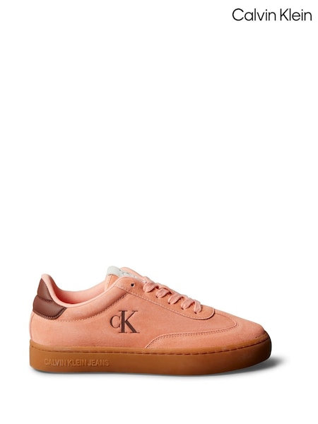 Calvin Klein Orange Classic Cupsole Mix In Trainer (H55198) | £95