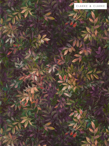 Clarke & Clarke Amethyst Emerald Congo Exotica 2 10M Wallpaper (H55283) | £60