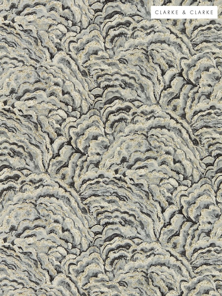 Clarke & Clarke Noir Gilver Lumino Exotica 2 10M Wallpaper (H55290) | £56