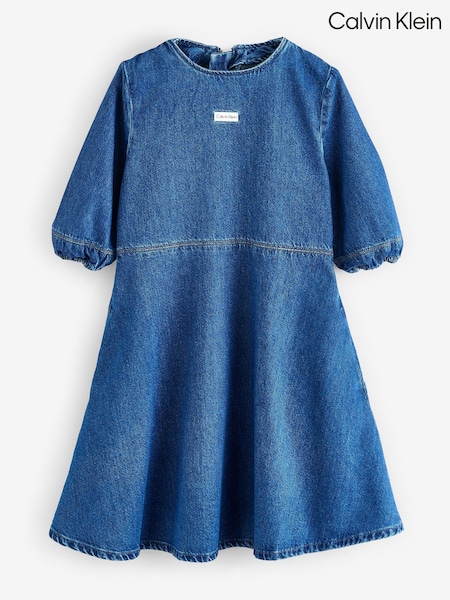 Calvin Klein Blue Denim Dress (H55298) | £70 - £85
