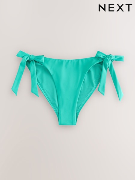 Aqua Green Tie Side Bikini Bottoms (H55876) | £16