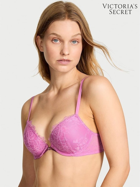 Victoria's Secret Playful Rose Pink Push Up Lace Bra (H56205) | £49