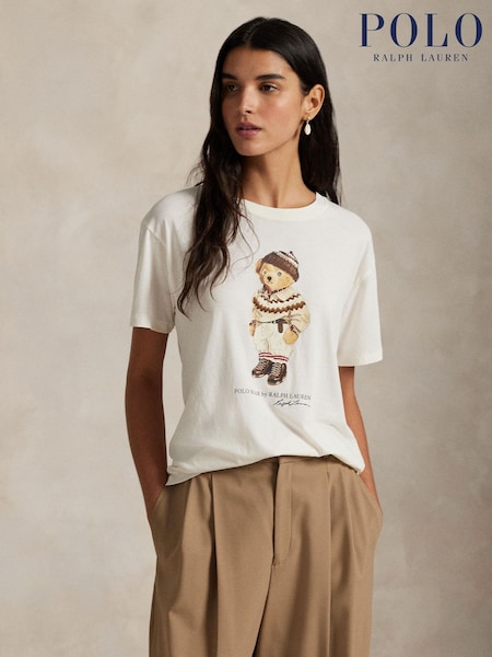 Polo Ralph Lauren White Knit-T-Shirt (H56496) | £135