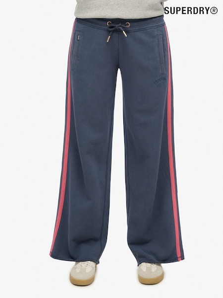 Superdry Blue Athletic Essentials Logo Straight Joggers (H56510) | £45