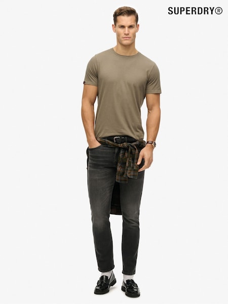 Superdry Brown Classic Essential T-Shirt (H56525) | £20