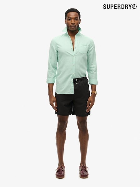Superdry Black Sportswear Logo 17 Inch Swim Shorts (H56535) | £35
